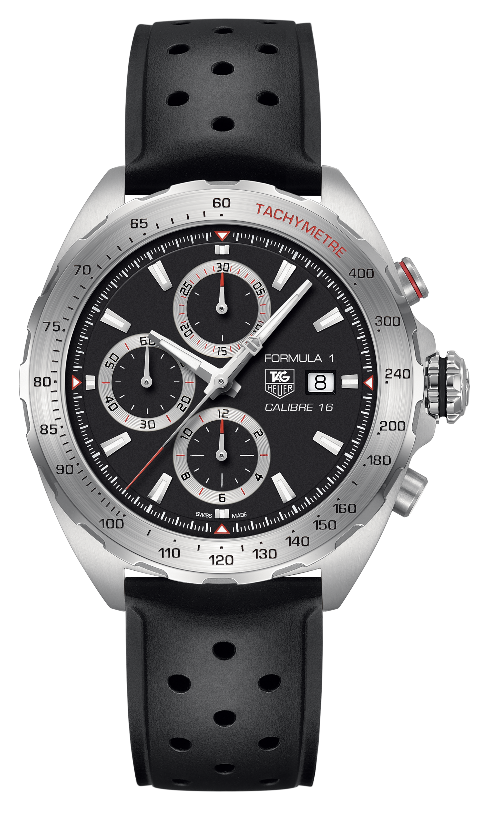 Tag Heuer Formula 1 Calibre 16 Black Dial Black Leather Tag Heuer Formula 1 Calibre 16 Black Dial Black Leather