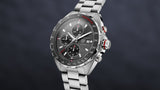 Tag Heuer Formula 1 Automatic Chronograph Grey Dial Silver Strap Watch for Men - CAZ2012.BA0876