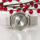 Guess Quartz Silver Dial Willow Stainless Steel Mesh Bracelet Watch For Women - W0836L2