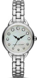 Marc Jacobs Betty Mother of Pearl Dial Silver Steel Strap Watch for Women - MJ3510