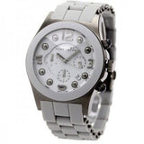 Marc Jacobs Pelly Grey Dial Grey Silicone Steel Strap Watch for Women - MBM2566