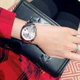 Marc Jacobs Mandy Silver Dial Silver Stainless Steel Strap Watch for Women - MJ3548