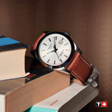 Tissot Gentleman Powermatic 80 Silicium Silver Dial Brown Leather Strap Watch For Men - T127.407.16.031.00