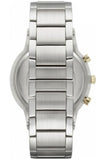 Emporio Armani Quartz Grey Dial Silver Steel Strap Watch For Men - AR11047