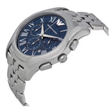 Emporio Armani Classic Navy Blue Dial Stainless Steel Watch For Men - AR1787