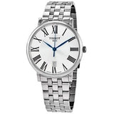 Tissot T Classic Carson Premium Powermatic 80 Silver Dial Silver Steel Strap Watch For Men - T122.407.11.033.00