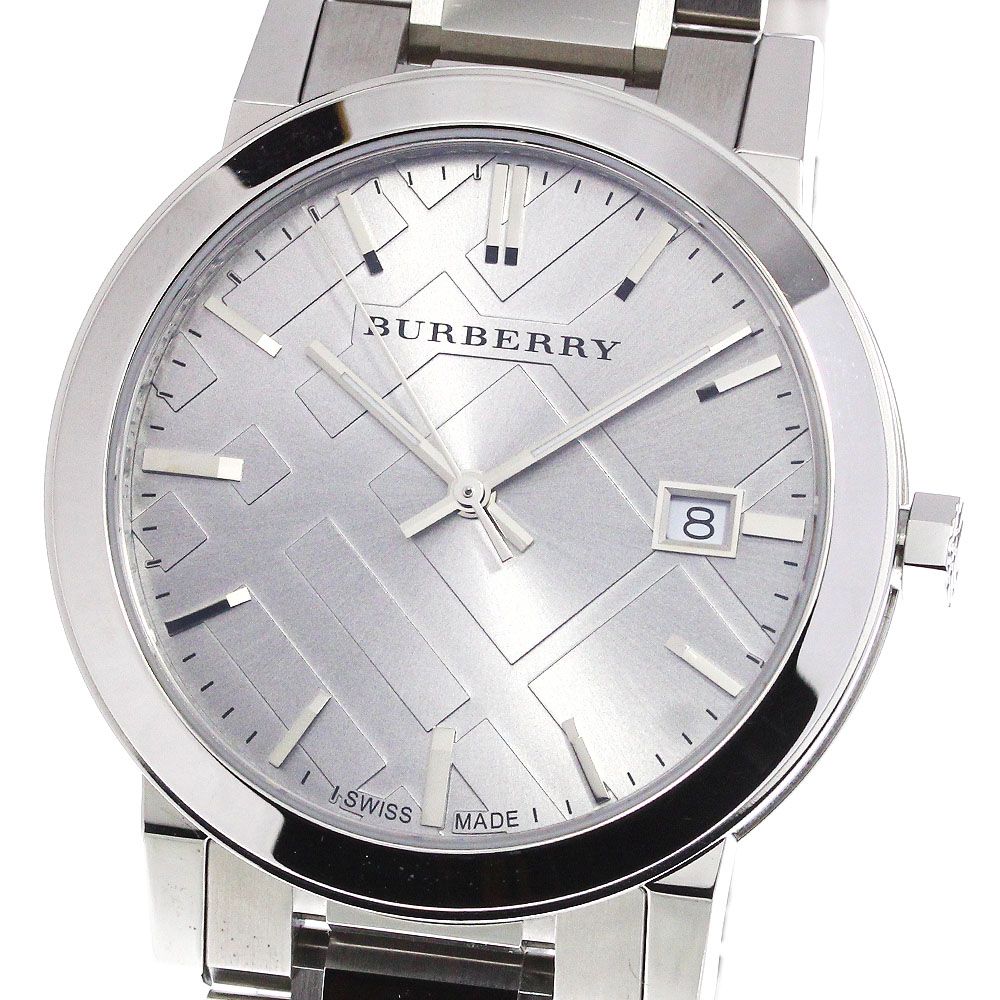 Burberry The City Silver Dial Silver Steel Strap Watch for Women