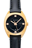 Gucci GG2570 Black Leather Black Dial Quartz Watch For Women - YA142509