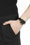 Gucci GG2570 Quartz Black Dial Black Leather Strap Watch For Women - YA142408