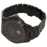 Gucci G-Timeless Chronograph Black Dial Black Steel Strap Watch For Men - YA126269