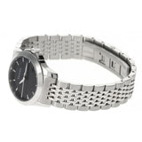 Gucci G Timeless Black Dial Silver Steel Strap Watch For Women - YA126502