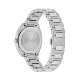 Gucci GG2570 Black Dial Silver Steel Strap Watch For Men - YA142401