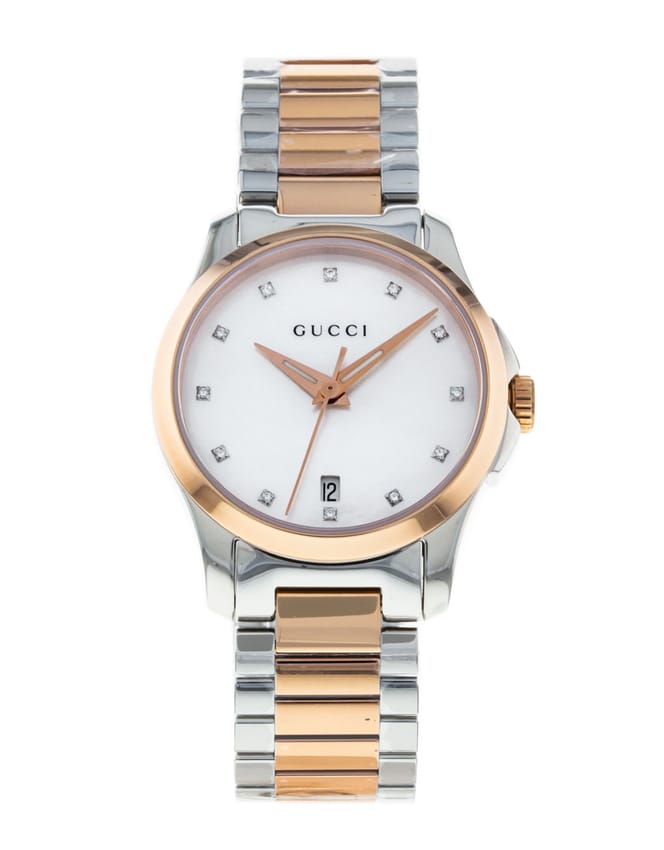 Gucci Timeless Gucci Tone Watch นาฬิกา Gucci G Timeless Diamonds