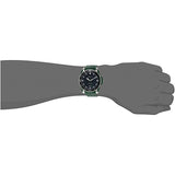 Gucci Dive Black Dial Green Rubber Strap Watch For Men - YA136310