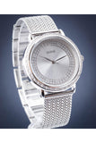 Guess Quartz Silver Dial Willow Stainless Steel Mesh Bracelet Watch For Women - W0836L2