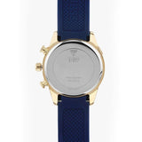 Guess Catalina Blue Gold Tone Blue Silicone Strap Watch For Women - W0562L2