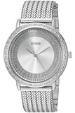 Guess Quartz Silver Dial Willow Stainless Steel Mesh Bracelet Watch For Women - W0836L2