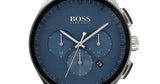 Hugo Boss Peak Chronograph Blue Dial Silver Steel Strap Watch for Men - 1513763