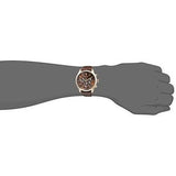 Hugo Boss Grand Prix Brown Dial Brown Leather Strap Watch for Men - 1513605
