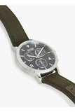 Hugo Boss Vesada Grey Dial Green Nylon Strap Watch for Men - 1513692