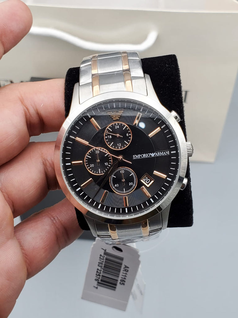 Armani Ar11165 Emporio Armani Renato Chronograph Jam Tangan Tali