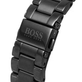 Hugo Boss Pilot Edition Black Dial Black Steel Strap Watch for Men - 1513854