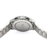 Hugo Boss Peak Black Dial Silver Steel Strap Watch for Men - 1513762