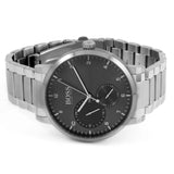 Hugo Boss Oxygen Grey Dial Silver Steel Strap Watch for Men - 1513596