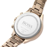 Hugo Boss Hera Blue Dial Gold Steel Strap Watch for Women - 1502566