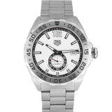 Tag Heuer Formula 1 Automatic 43mm White Dial Silver Steel Strap Watch for Men - WAZ2013.BA0842