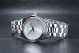 Tissot T Wave Diamonds White Dial Silver Steel Strap Watch For Women - T112.210.11.036.00