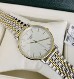 Tissot Everytime Medium White Dial Two Tone Mesh Bracelet Watch For Men - T109.410.22.031.00