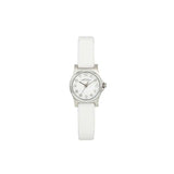 Marc Jacobs Henry Dinky White Dial White Leather Strap Watch for Women - MBM1234