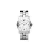 Marc Jacobs Amy White Dial Silver Stainless Steel Strap Watch for Women - MBM3054