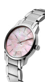 Calvin Klein City Pink Mother of Pearl Dial Stainless Steel Strap Watch For Women - K2G2314E