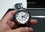 IWC Aquatimer Chronograph White Dial Black Rubber Strap Watch for Men - IW376801