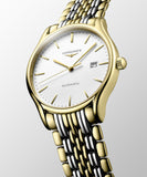 Longines Lyre Quartz White Dial Gold Stainless Steel Watch for Women - L4.859.2.12.7