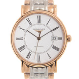 Longines Presence 38.5mm Automatic White Dial Two Tone Steel Strap Watch for Men - L4.921.1.11.7