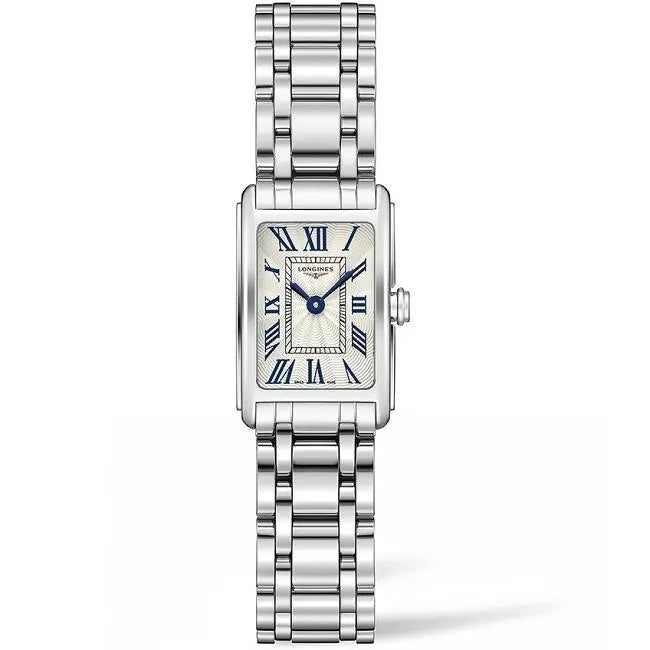 Longines Dolcevita White Dial Silver Steel Strap Watch for Women - L5.258.4.71.6