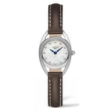 Longines Equestrian Mother of Pearl Dial Brown Leather Strap Watch for Women - L6.136.0.87.2