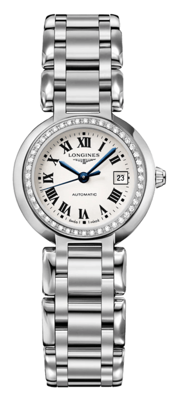 Longines PrimaLuna 26.5mm Automatic Stainless Steel Watch for Women - L8.111.0.71.6