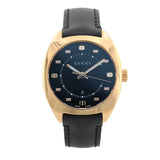 Gucci GG2570 Black Dial Leather Strap Watch For Women - YA142407