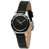 Marc Jacobs Blade Black Dial Black Leather Strap Watch for Women - MBM1082