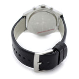 Marc Jacobs Blade White Dial Black Leather Strap Watch for Women - MBM1189