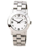 Marc Jacobs Amy White Dial Silver Stainless Steel Strap Watch for Women - MBM3054