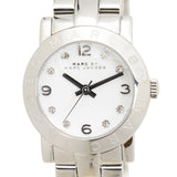 Marc Jacobs Mini Amy White Dial Silver Stainless Steel Strap Watch for Women - MBM3055