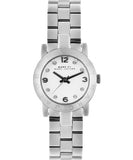 Marc Jacobs Mini Amy White Dial Silver Stainless Steel Strap Watch for Women - MBM3055