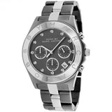 Marc Jacobs Blade Black Dial Two Tone Stainless Steel Strap Watch for Women - MBM3179