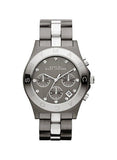 Marc Jacobs Blade Black Dial Two Tone Stainless Steel Strap Watch for Women - MBM3179