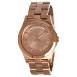 Marc Jacobs Baby Dave Rose Gold Dial Rose Gold Stainless Steel Strap Watch for Women - MBM3235